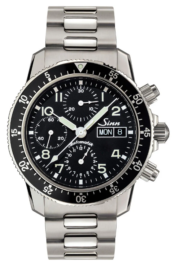Sinn 103 St Sa Flieger Chronograph H-Link Bracelet Watch