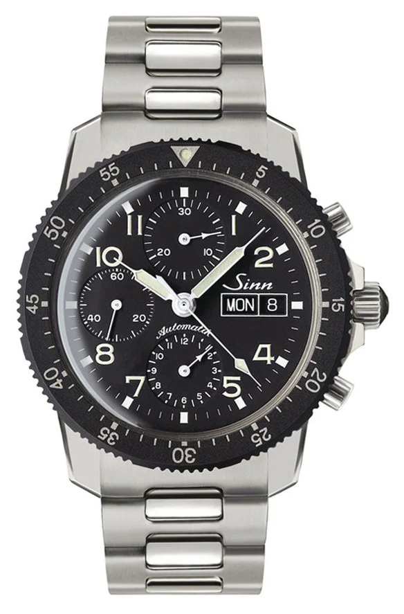 Sinn 103 St Flieger Chronograph H-Link Bracelet Watch