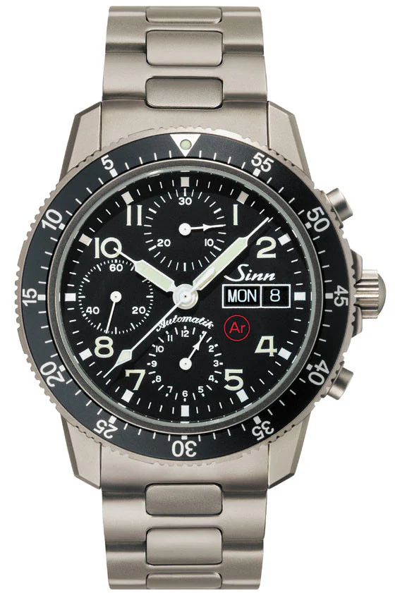 Sinn Flieger Chronograph 103 Ti Ar Titanium Bracelet D