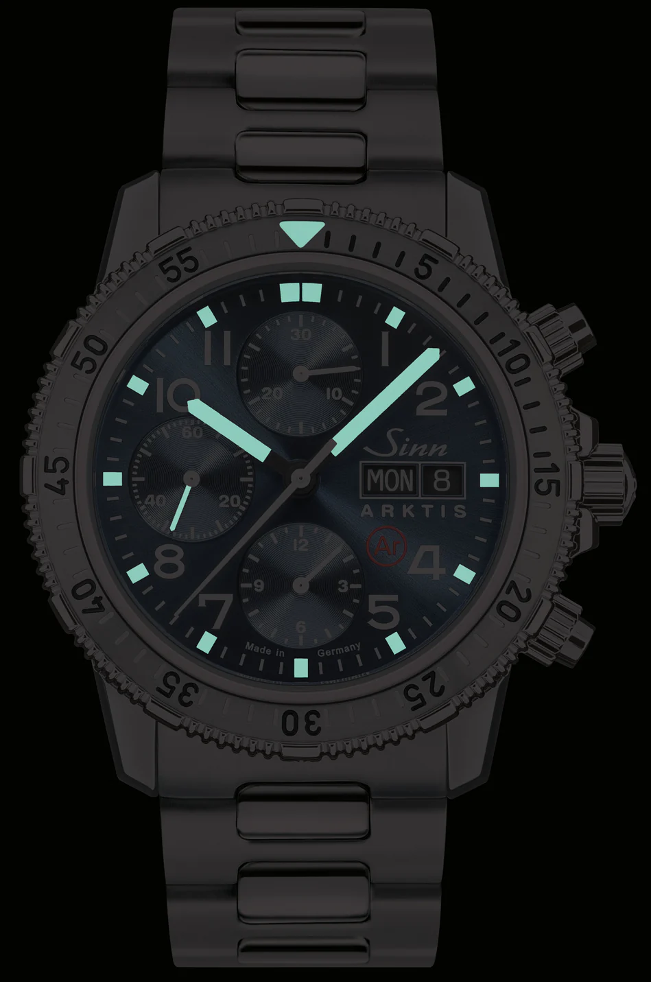 Sinn 206 Arktis II H-Link Bracelet Watch - Image 2