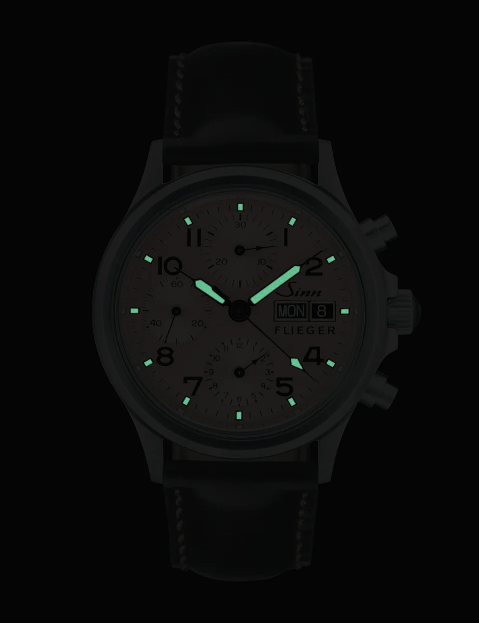 Sinn 356 Sa Pilot II Leather Watch - Image 2