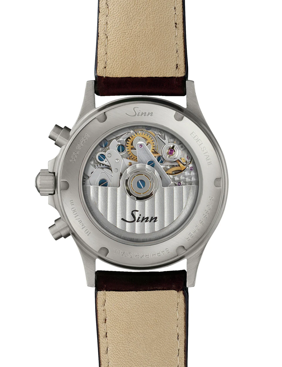 Sinn 356 Sa Pilot III Russia Leather Mocha Watch - Image 3