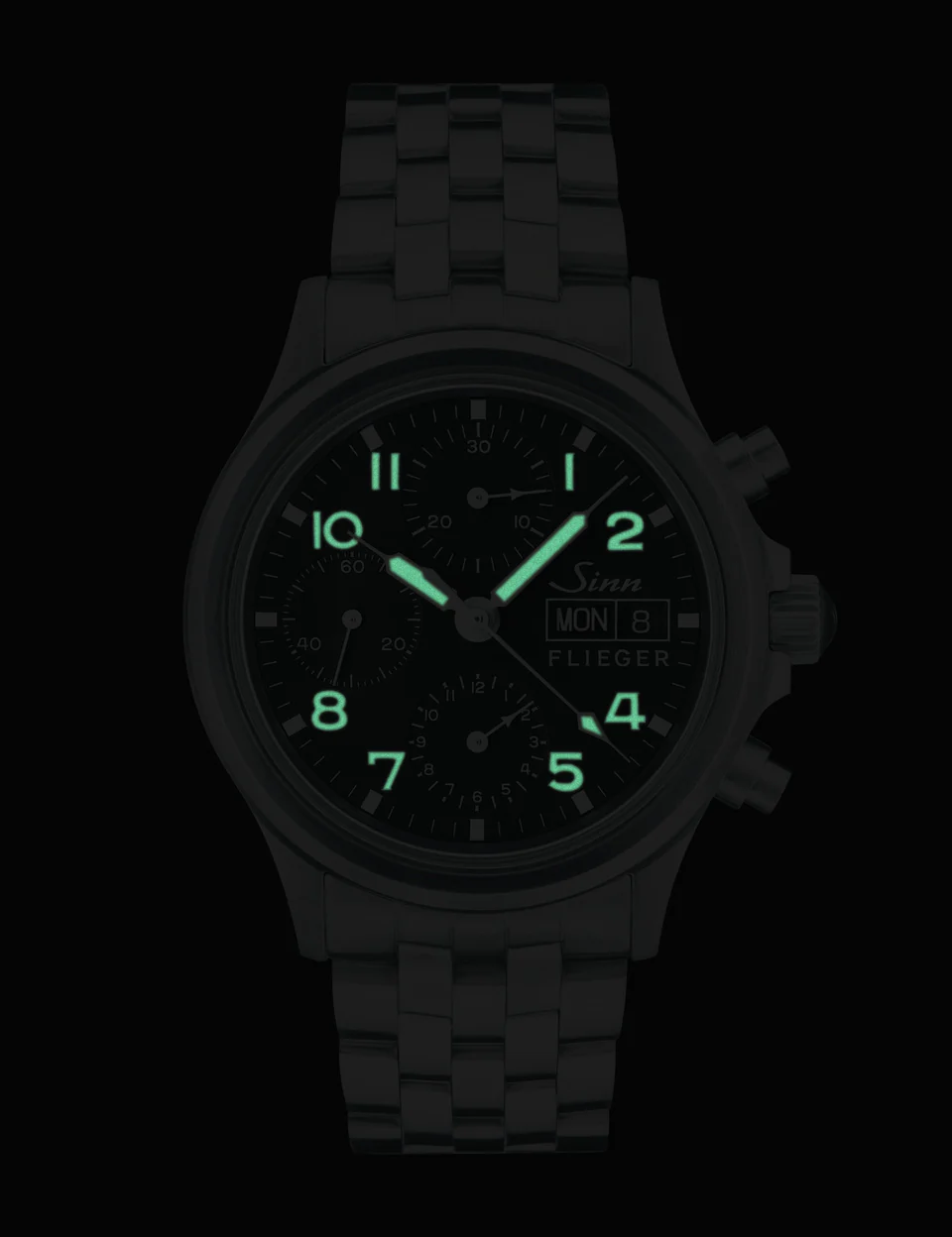 Sinn 356 Sa Pilot Vintage Cowhide Brown Watch - Image 2