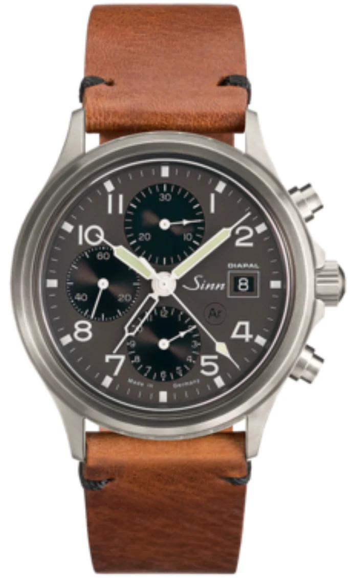 Sinn 358 Diapal Vintage Cowhide Brown Watch