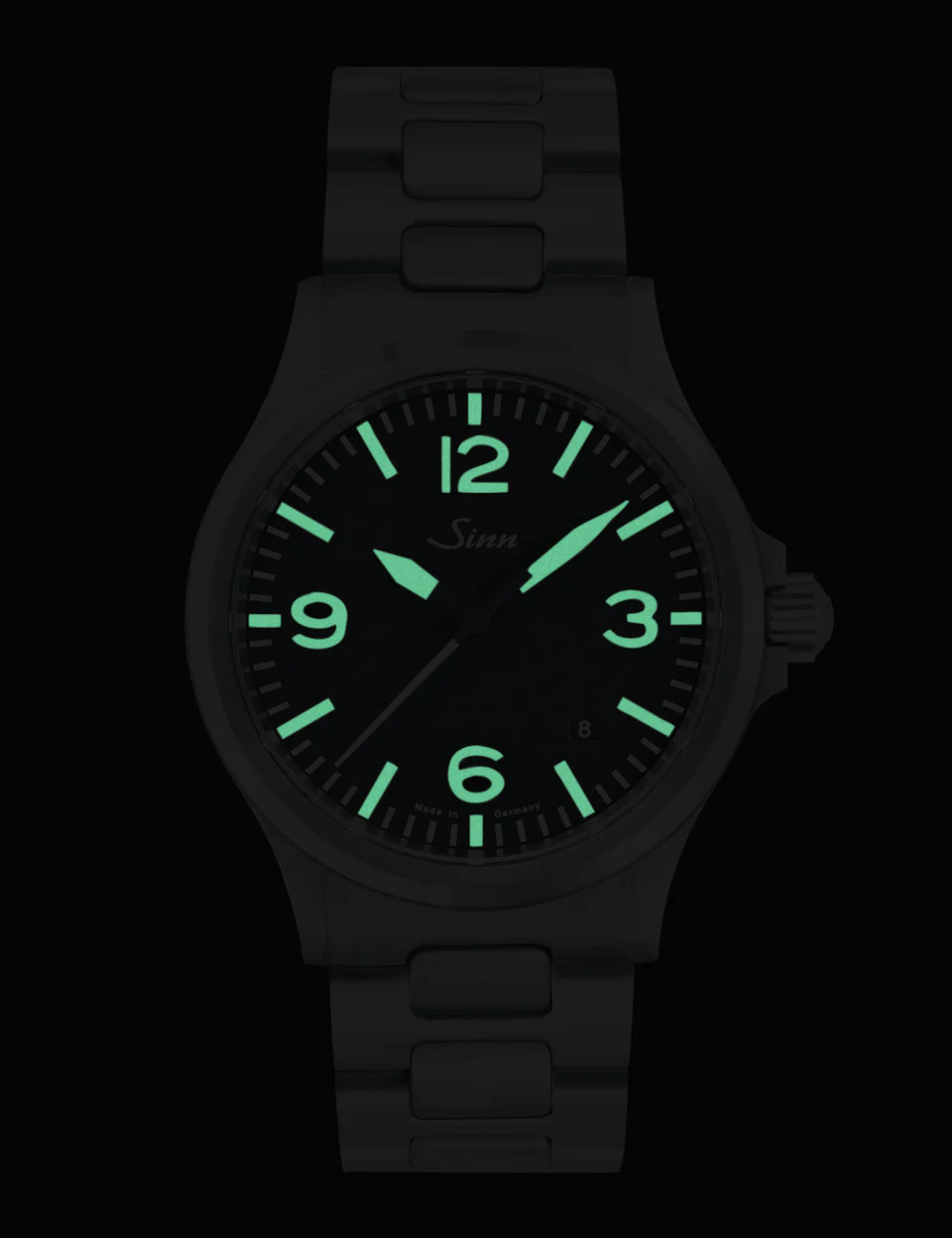 Sinn 556 A Vintage Cowhide Dark Brown Watch - Image 2