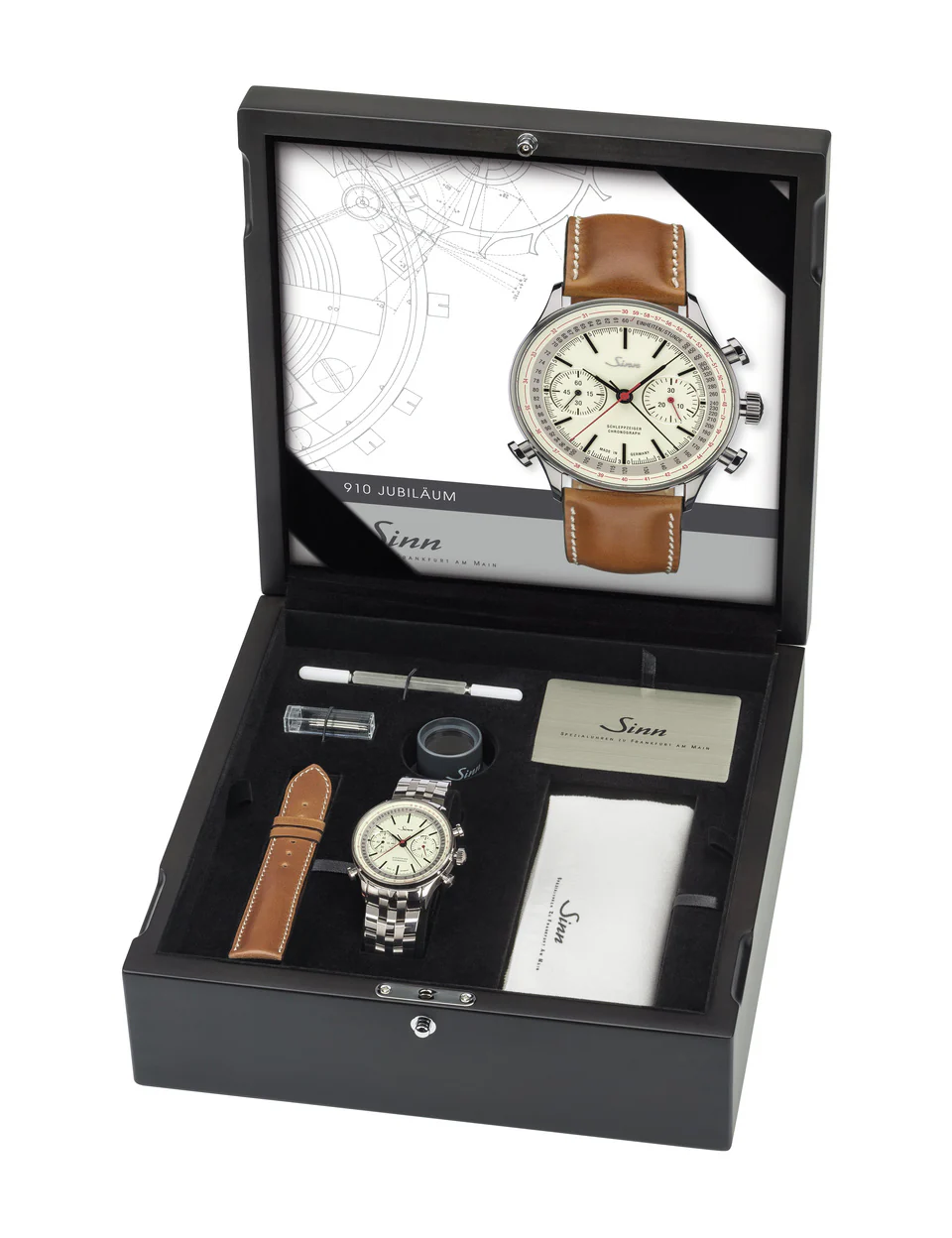 Sinn Watch 910 Anniversary Limited Edition Tan Leather - Image 6