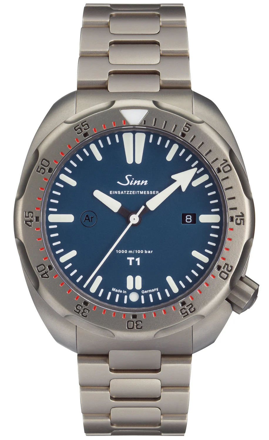 Sinn Watch T1 B EZM 14 Titanium Bracelet