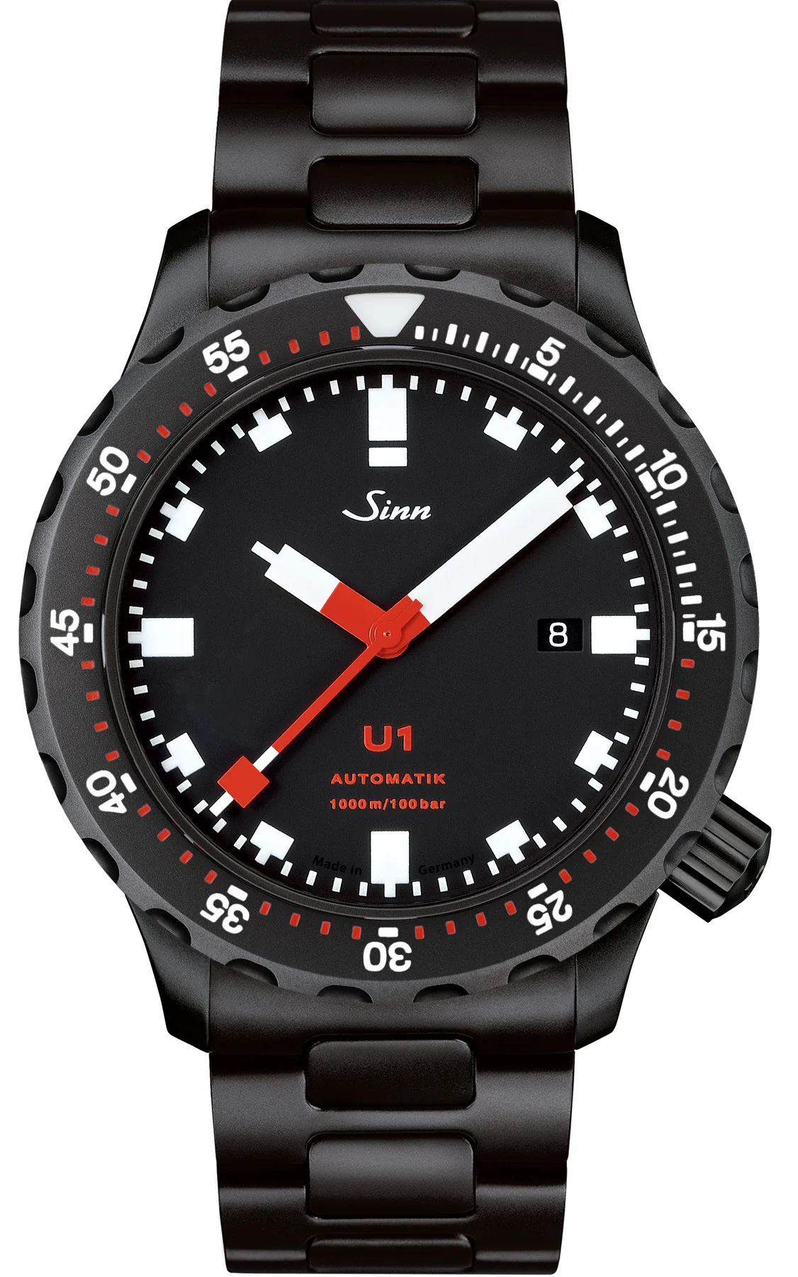 Sinn U1 S PVD H-Link Bracelet Watch