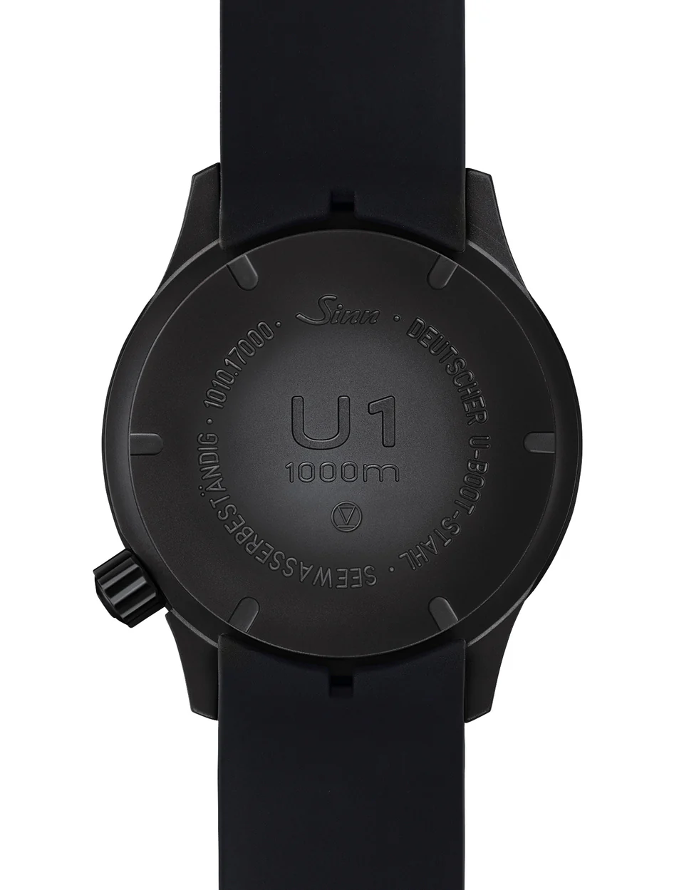 Sinn U1 S Silicone Red Watch - Image 3