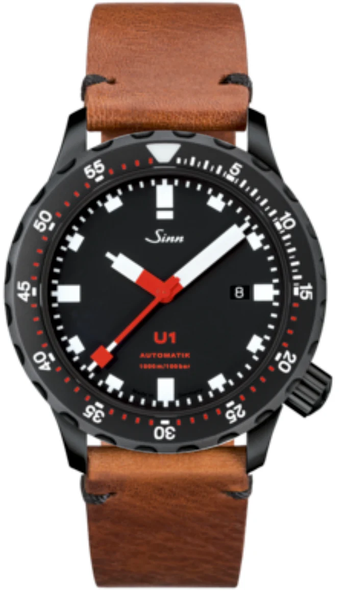 Sinn U1 S Vintage Cowhide Brown Watch