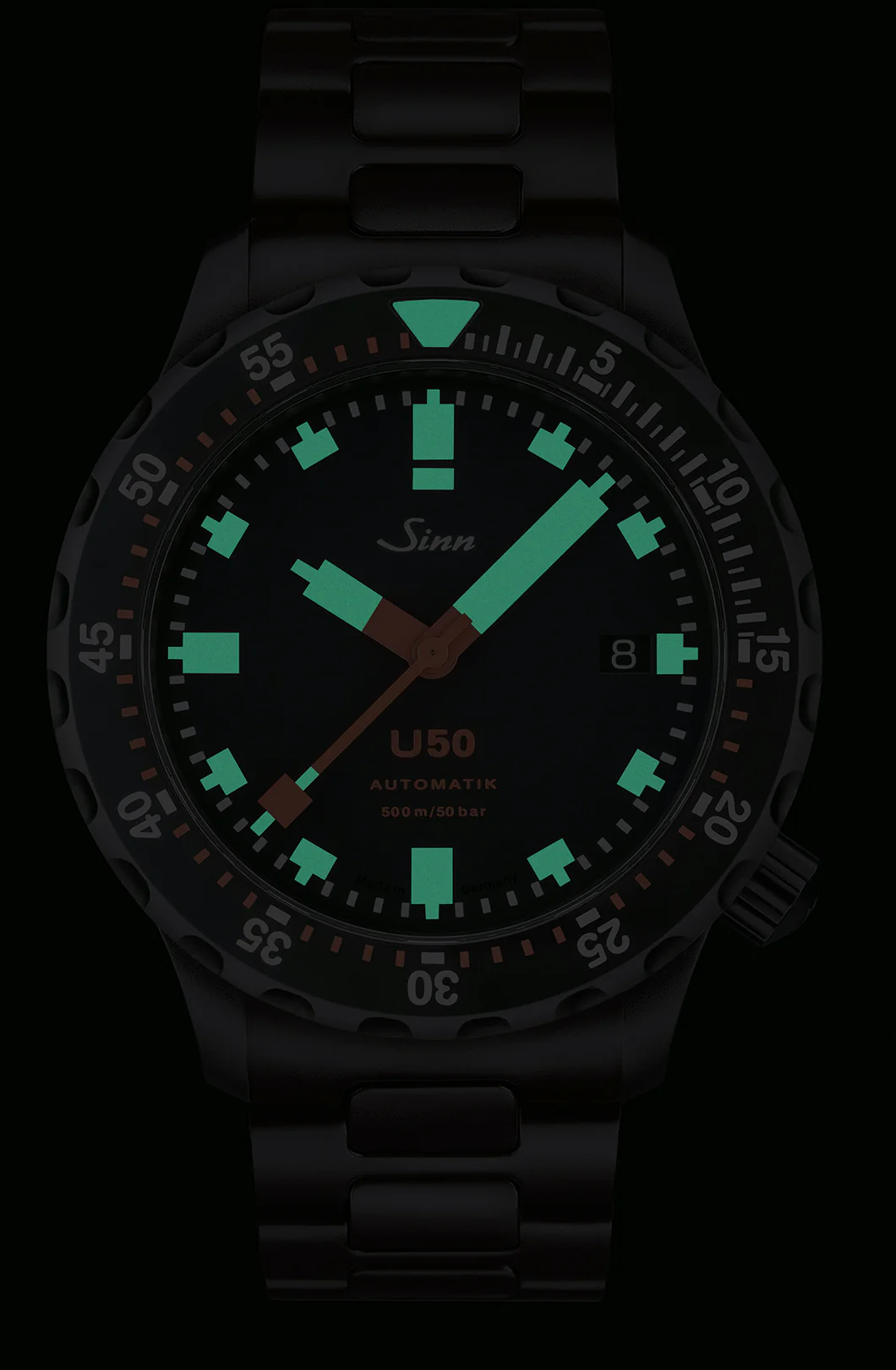 Sinn U50 S H-Link Bracelet PVD Watch - Image 2