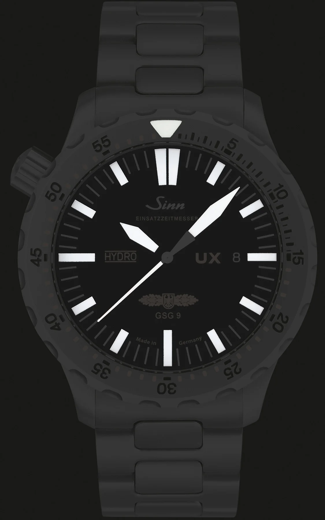 Sinn UX GSG 9 EZM 2B Leather Watch - Image 2
