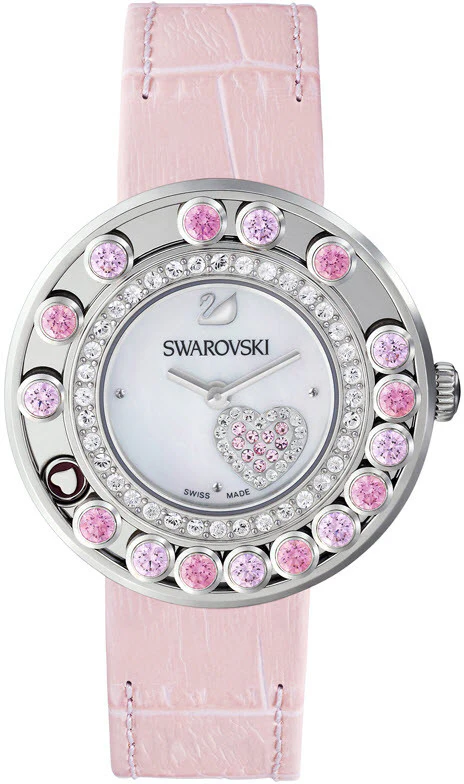 Swarovski Watch Lovely Crystals Pink Heart