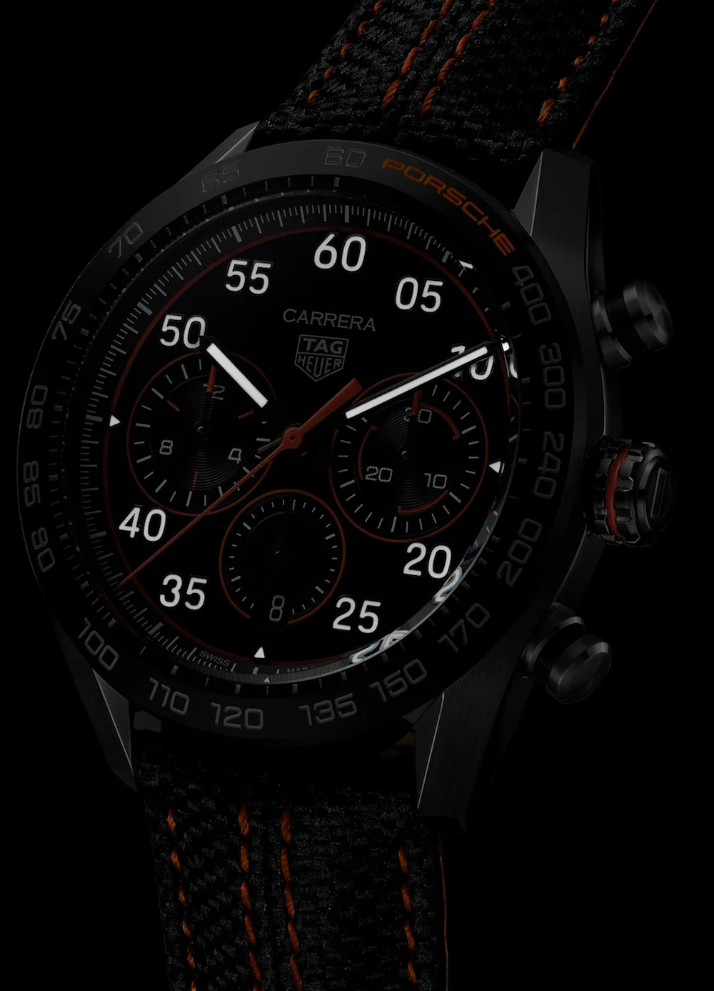 TAG Heuer Carrera Porsche Orange Racing Special Edition Watch - Image 2