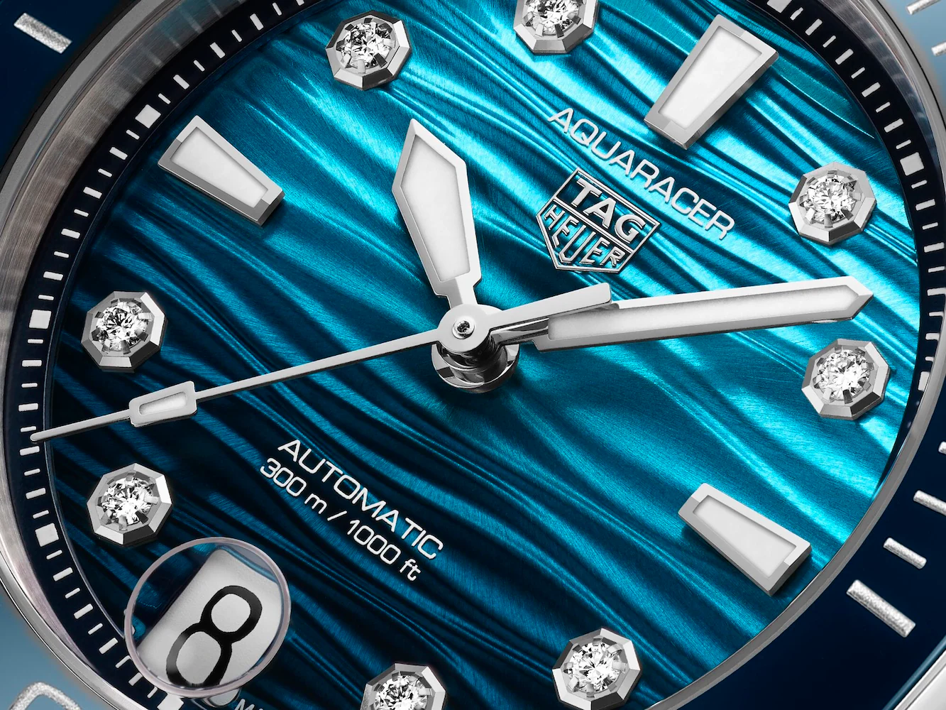 TAG Heuer Aquaracer Professional 300 Date Blue Watch - Image 5