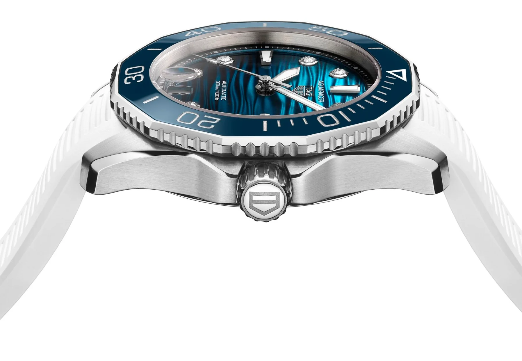 TAG Heuer Aquaracer Professional 300 Date Blue Watch - Image 6