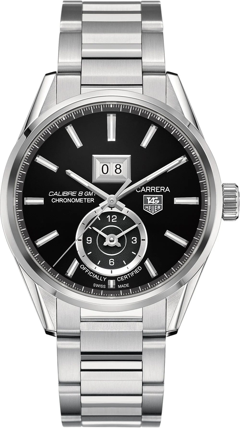 TAG Heuer Watch Carrera Grande Date GMT Calibre 8 D