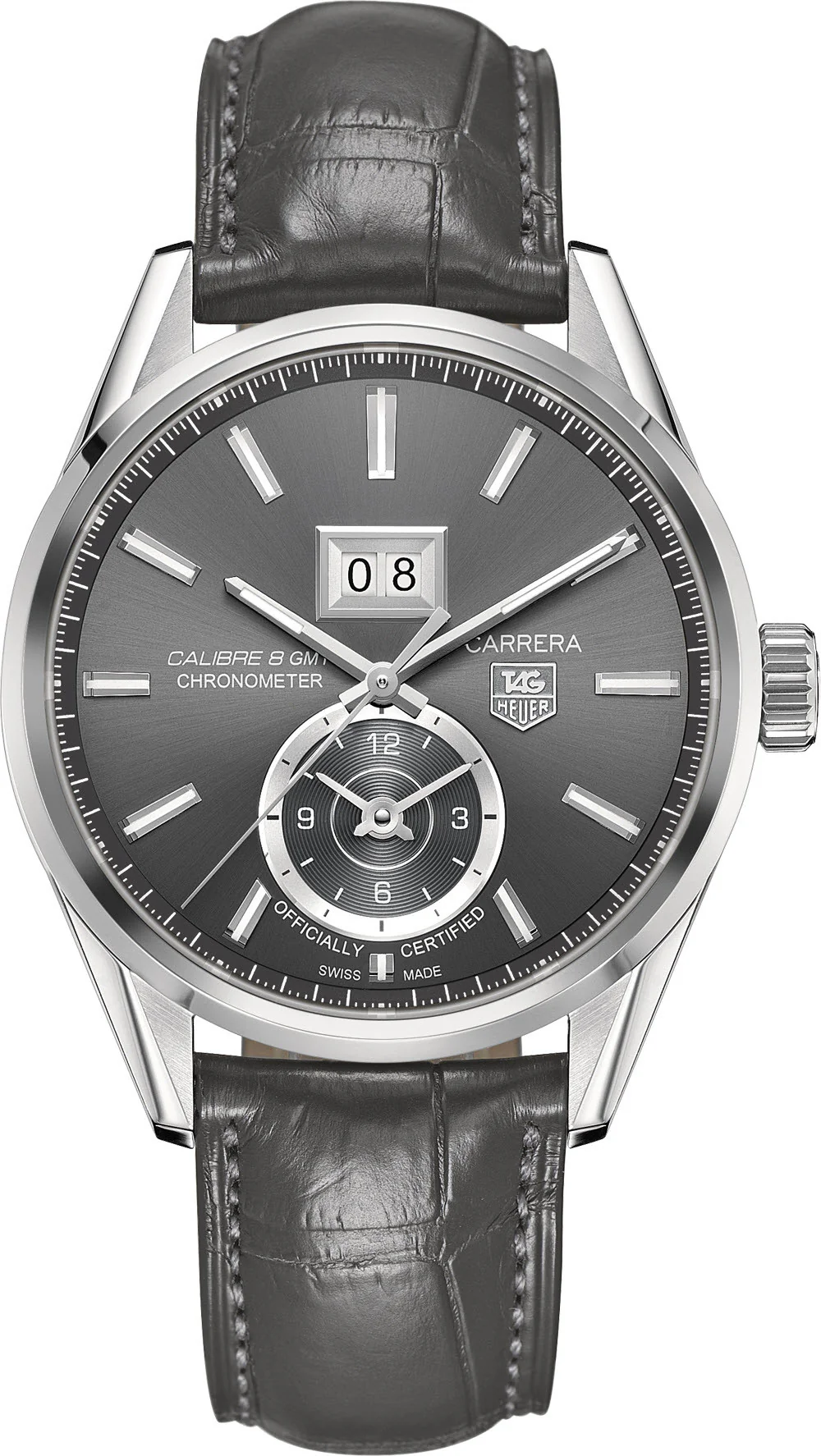 TAG Heuer Watch Carrera GMT Grande Date Calibre 8