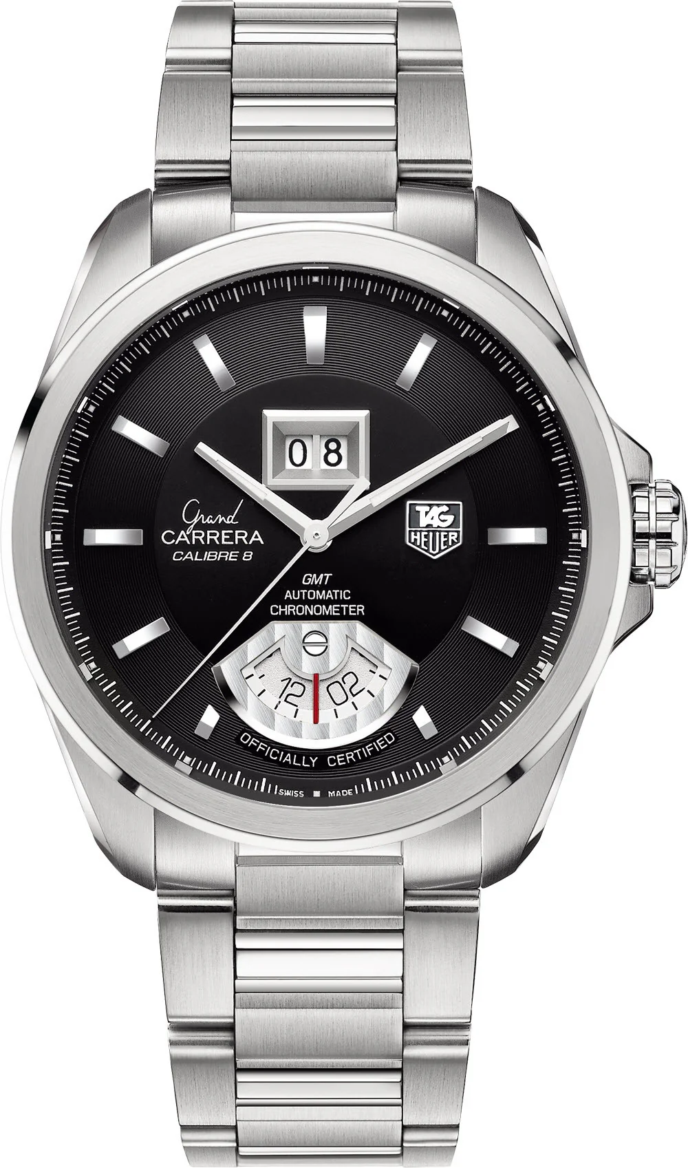 TAG Heuer Watch Grand Carrera GMT Grande Date Calibre 8