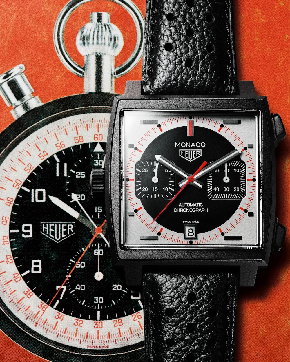 TAG Heuer Monaco Chronograph Stop Watch Limited Edition Watch - Image 6