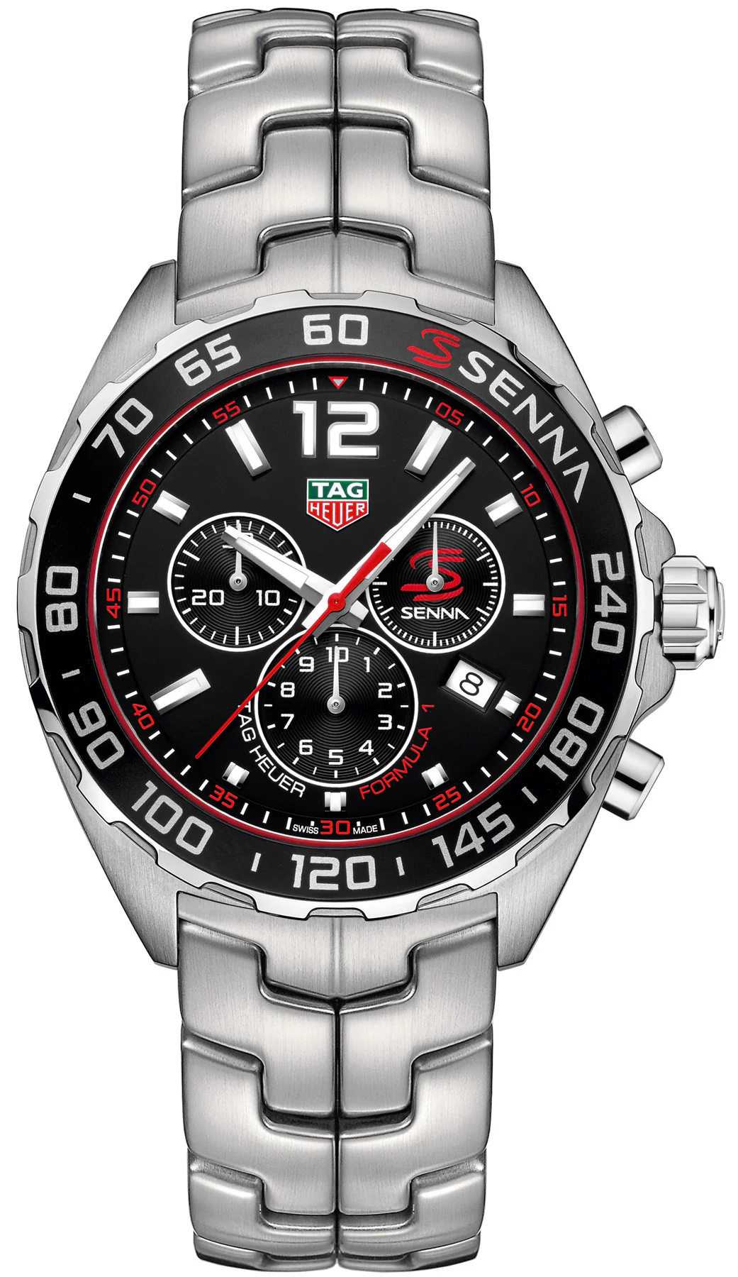 TAG Heuer Watch Formula 1 Senna Chrono Special Edition Bracelet D