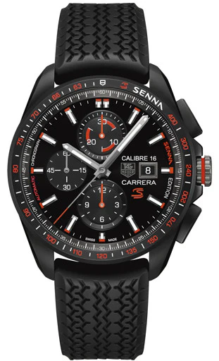 TAG Heuer Watch Carrera Calibre 16 Senna Special Edition