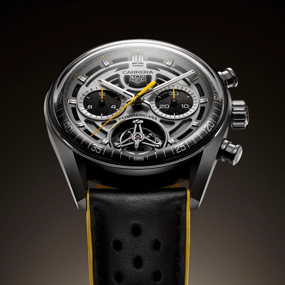TAG Heuer Carrera Chronograph Tourbilxon x Porsche Panamericana Limited Edition Watch - Image 8