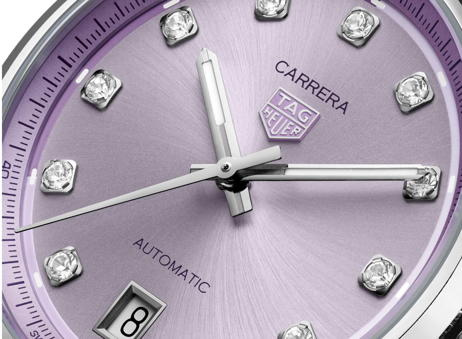 TAG Heuer Carrera Date Purple Watch - Image 5