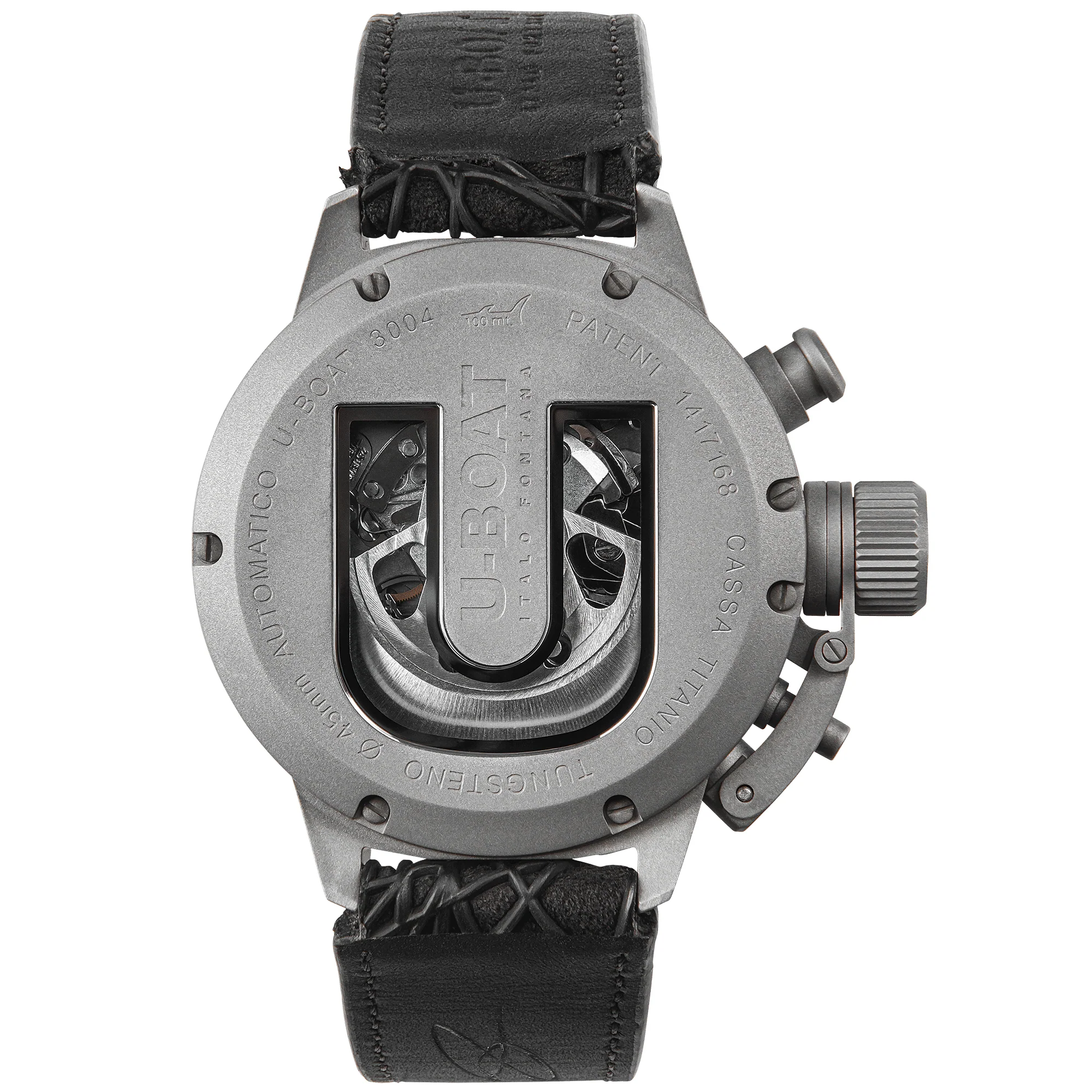 U-Boat Classico 45 Titanium Chronograph Tungsten Black Limited Edition Watch - Image 2