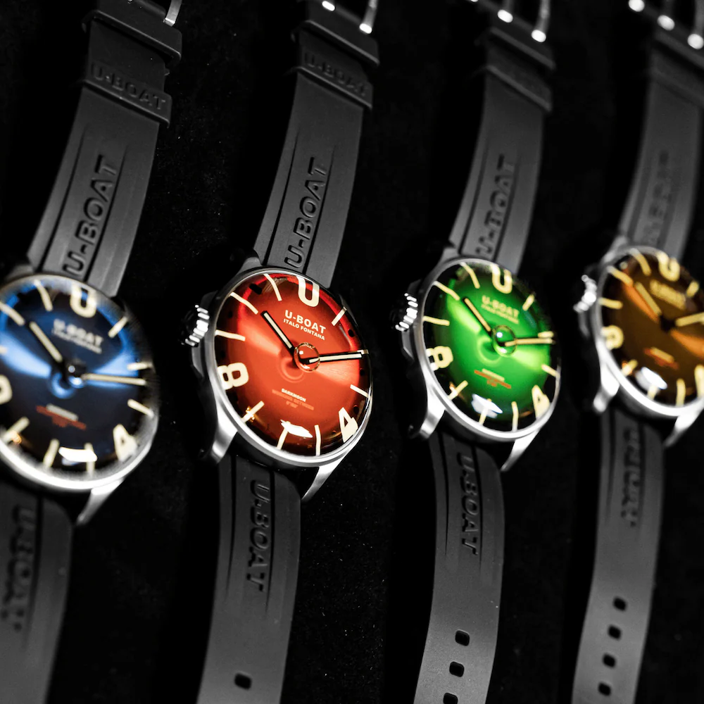U-Boat Darkmoon Noble Green SS Watch - Image 4