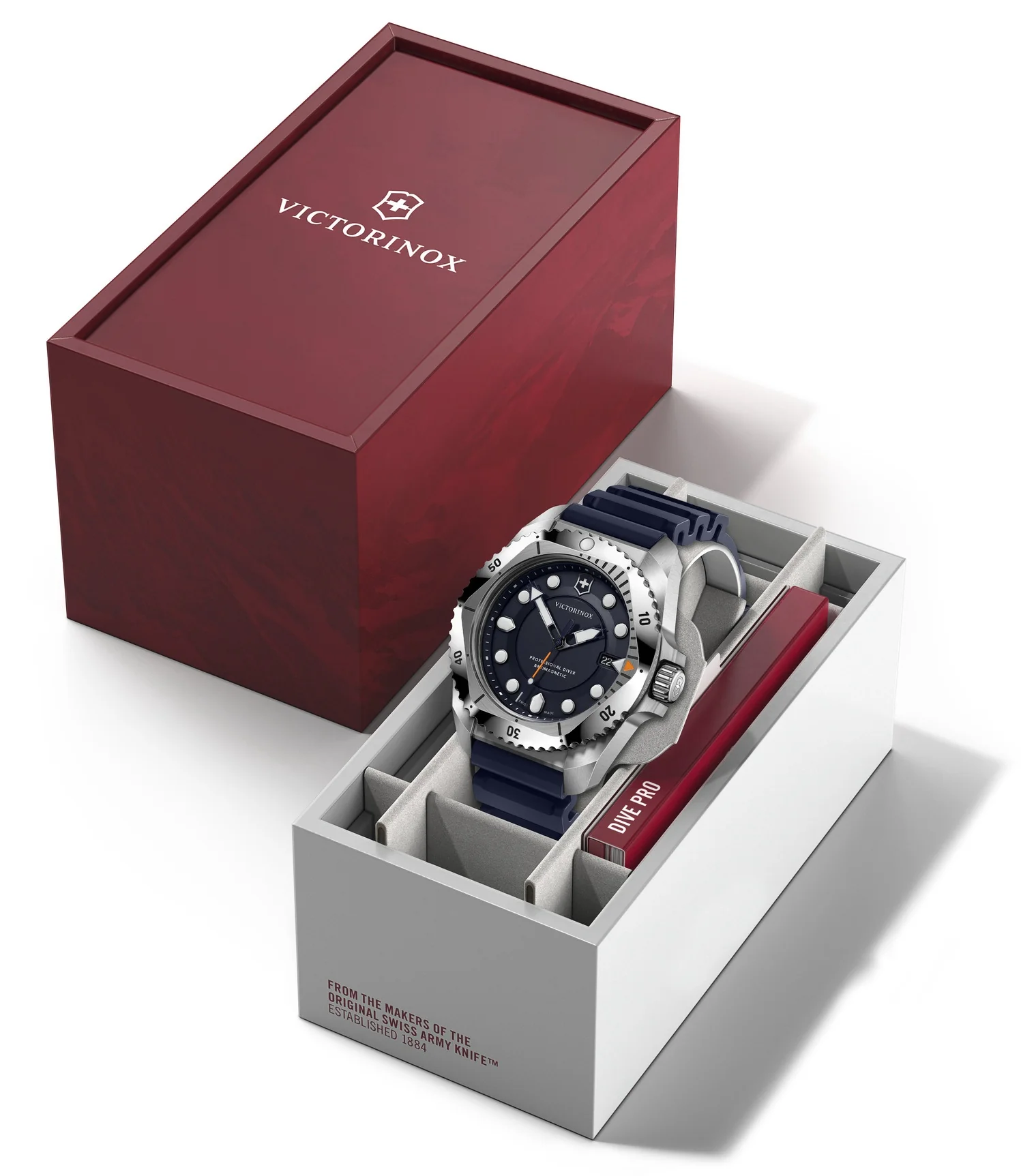 Victorinox Dive Pro Quartz Three Hands Steel Watch - Image 8