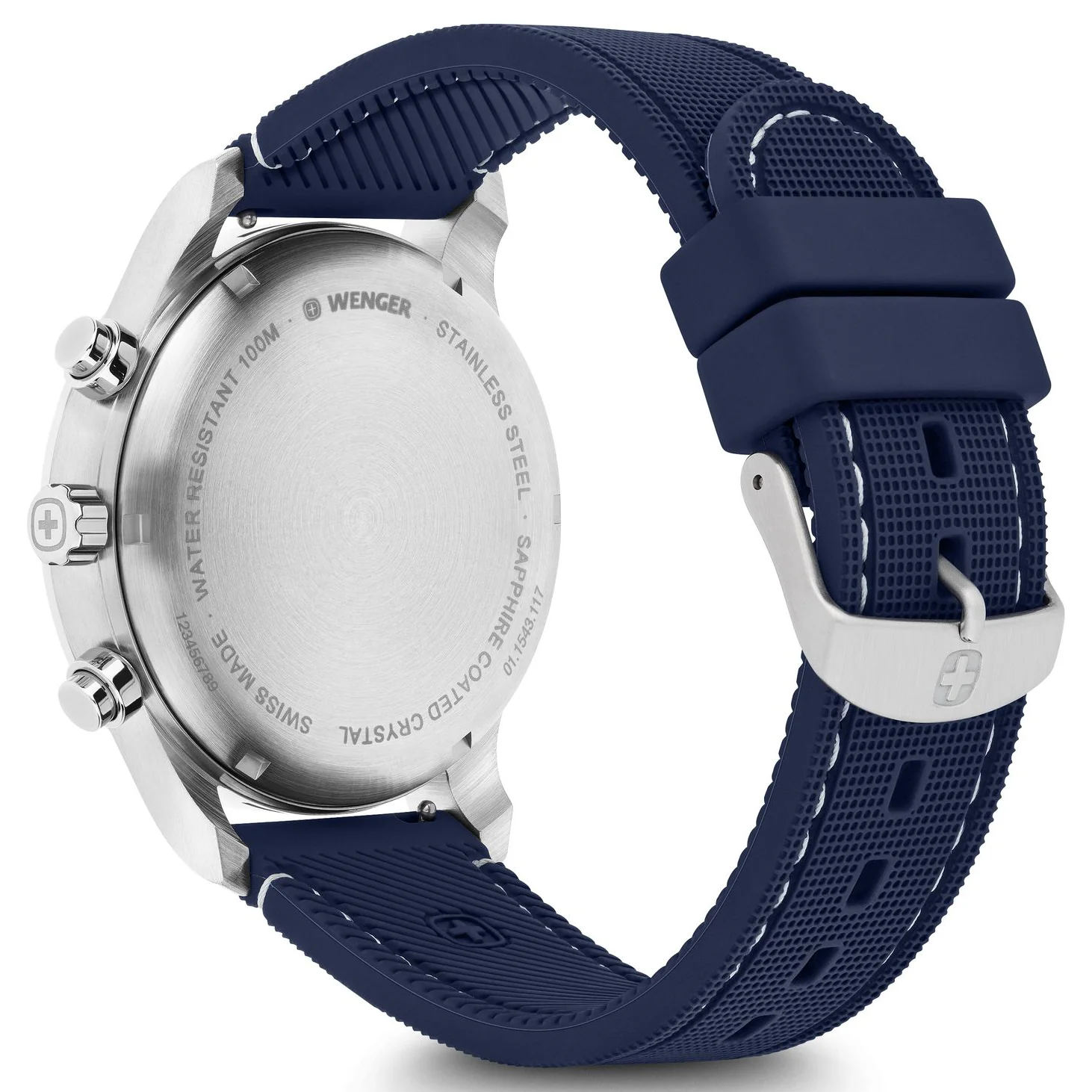Wenger Attitude Chrono Blue Watch - Image 4