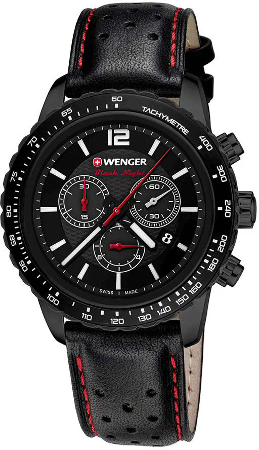 Wenger Watch Roadster Black Night Chrono PVD