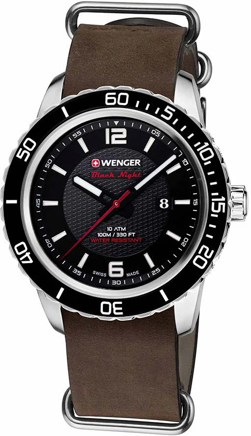 Wenger Watch Roadster Black Night Date D