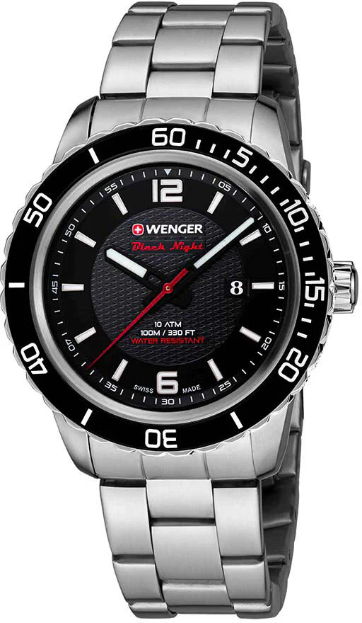 Wenger Watch Roadster Black Night Date D