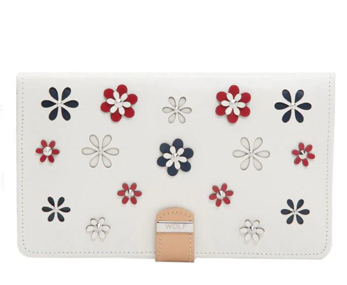Wolf Jewellery Case Blossom Portfolio White