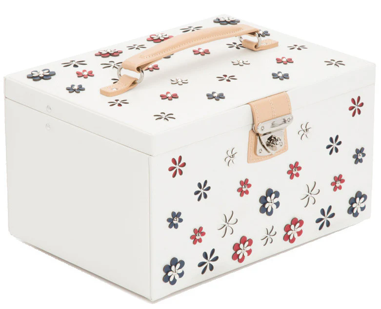WOLF Jewellery Travel Case Blossom Large White D - Image 4