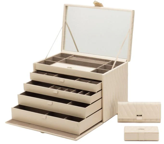 WOLF Jewellery Box Caroline Extra Large Cream