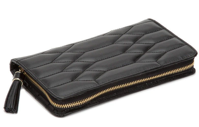 WOLF Jewellery Case Caroline Portfolio Black - Image 2
