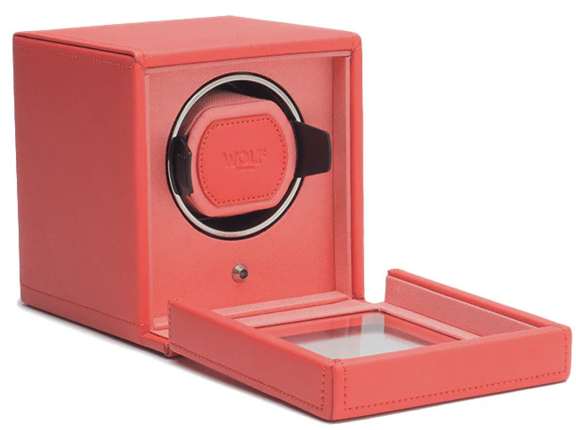 Wolf Watch Winder Cubs Single With Cover Coral - Image 4