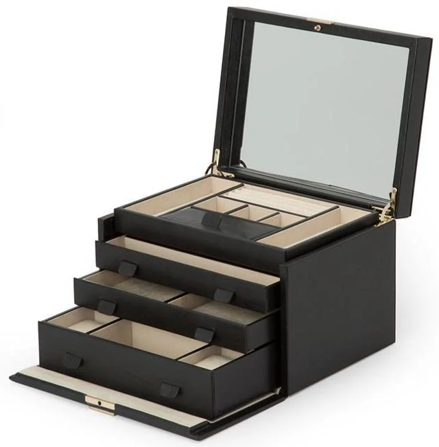 WOLF Jewellery Box Palermo Large Black Anthracite
