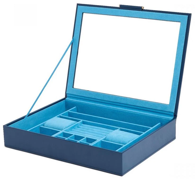 WOLF Jewellery Box Sophia With Window Indigo