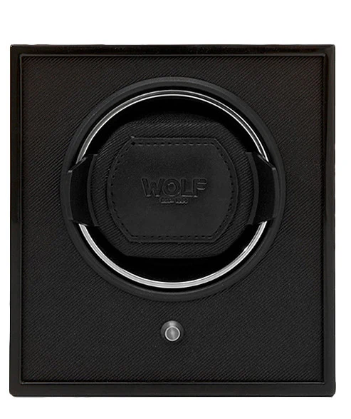 Wolf Watch Winder Lacquered Cubs Single Black D - Image 2