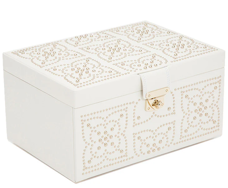 WOLF Jewellery Box Marrakesh Medium Cream - Image 3