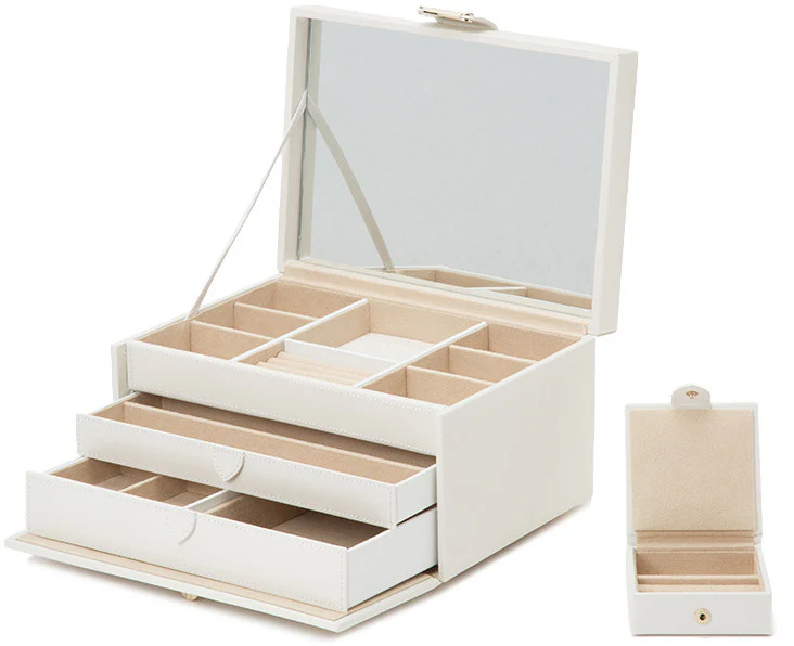 WOLF Jewellery Box Marrakesh Medium Cream - Image 4