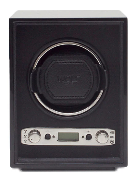 Wolf Watch Winder Meridian Single Black