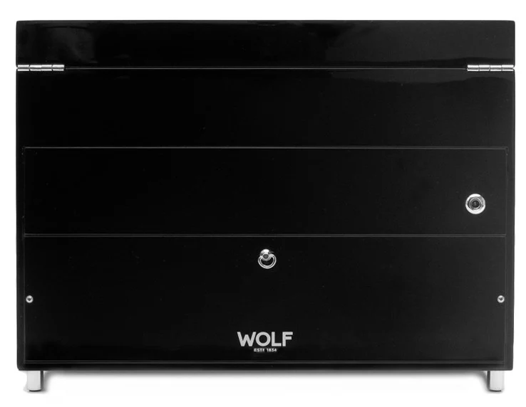 WOLF Watch Winder Savoy Double With Storage Black - Image 3