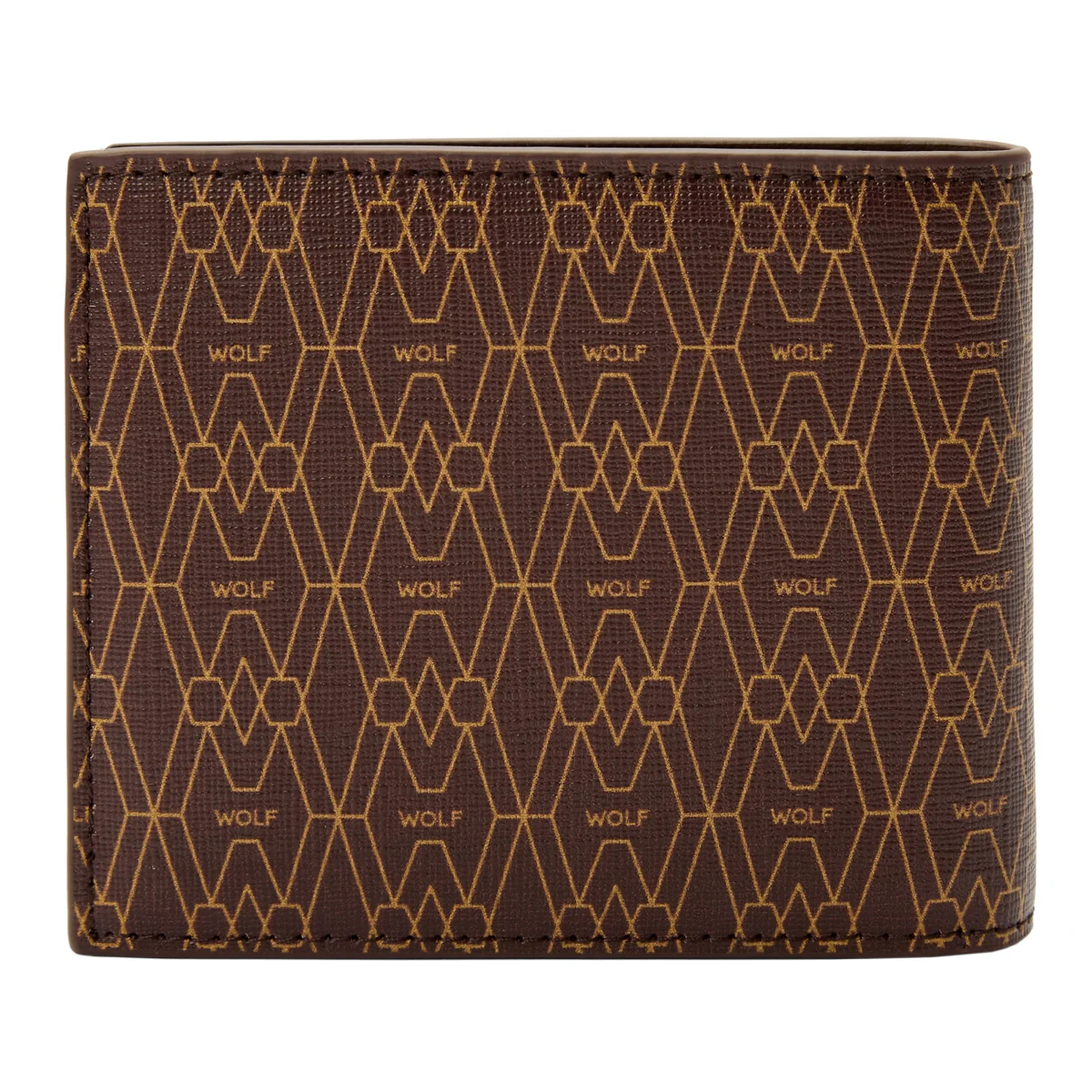 Wolf Signature Vegan Collection Brown Billfold Wallet - Image 2
