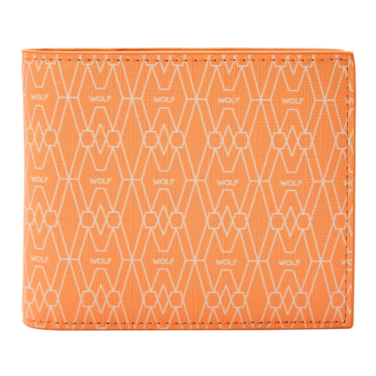 Wolf Signature Vegan Collection Orange Billfold Wallet