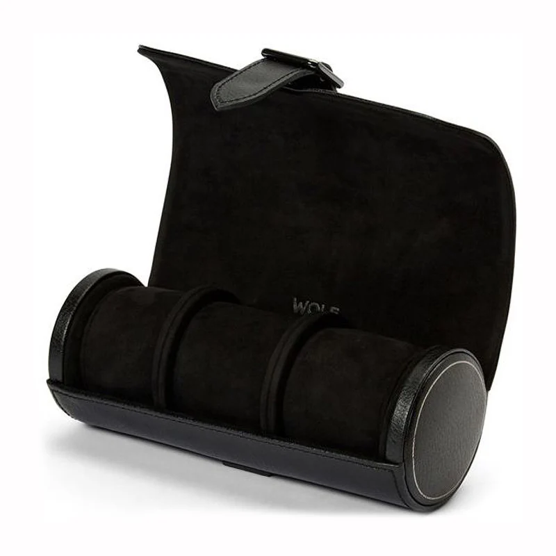 WOLF Watch Roll British Racing Black Triple